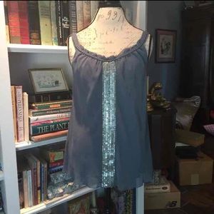 NWOT Coldwater Creek sequin tank